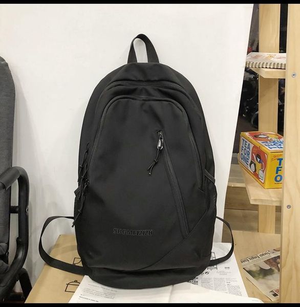 

backpack 2171 summer thin niche large-capacity solid color men's trend original