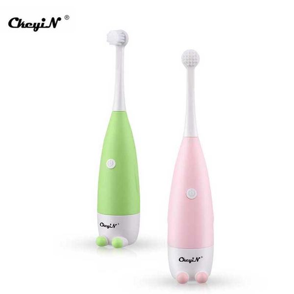 

smart electric toothbrush ckeyin kids fine soft oral cleaning replaceable brush head children cartoon mouth care