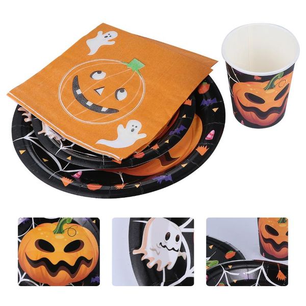 

dinnerware sets 50pcs themed party tableware set disposable plates supplies