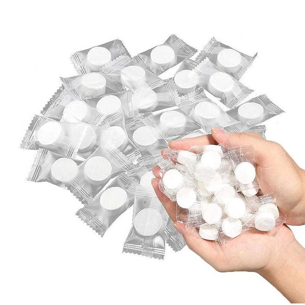 

towel 200 pcs compressed towels portable disposable cotton coin tissue for travel, camping, hiking