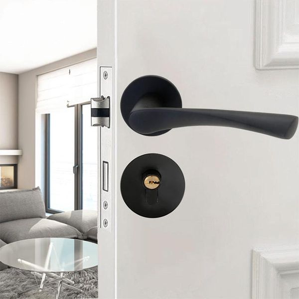 

handles & pulls door lock fashion silent split bathroom kitchen bedroom study room american