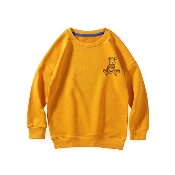 

hoodies & sweatshirts jacket for boy cartoon print spring autumn sports thick warm 4-13 year in older child fashion quality kids clothes, Black