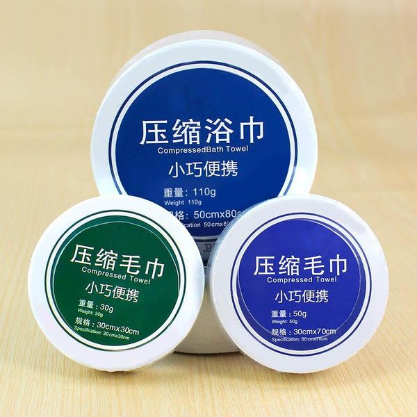 

towel compressed face bath washcloths portable soft for travel camping outdoor wzpi