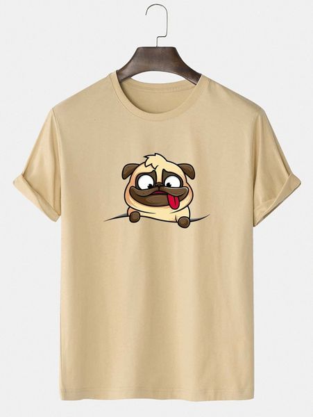

men cartoon dog print tee q0eq#, White;black