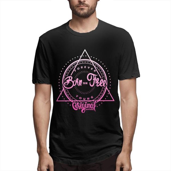 

men's t-shirts forever to be 2021 summer fashion 3d printing pattern short sleeve trend casual t-shirt, White;black