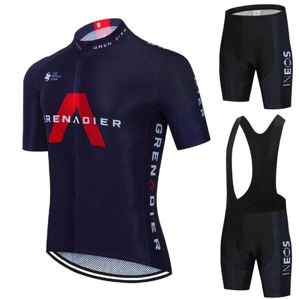 

grenadier maillot 2021 team cycling jersey set summer clothing mens road bike shirts suit bicycle bib shorts mtb wear ropa racing sets, Black;blue
