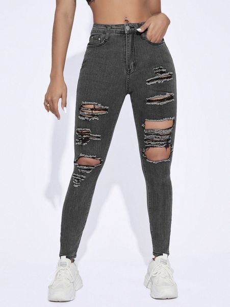 

ripped skinny jeans b3fx#, Blue