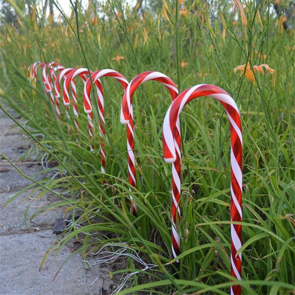 

strings 10 crutches 60 leds holiday string light dc30v warm white decorative garden ground 53cm eu/us/uk/au plug
