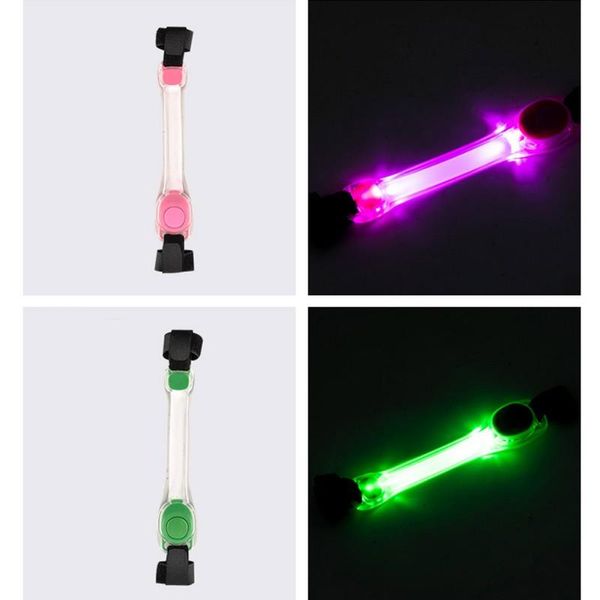 

led dog collar pet multi-function traction rope puppy strap accessories glowing luminous collars leads & leashes