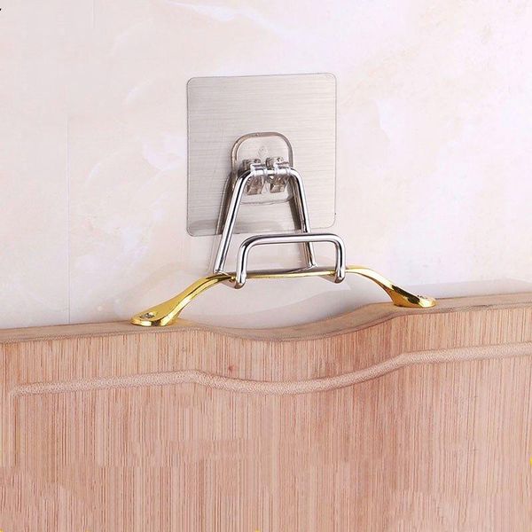 

cutting board hooks rack housekeeper on the wall waterproof stainless for kitchen bathroom strong holder adhesive reusable heavy & rails