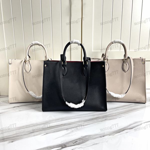 

35cm latest styles mm onthego tote bag designers handbag soft granulated leather letter embossing purses