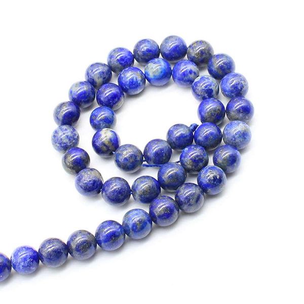 

decorative objects & figurines 100% natural lapis lazuli round beads strand no dyed 6mm 15inches original color semiprecious stone tsb0228
