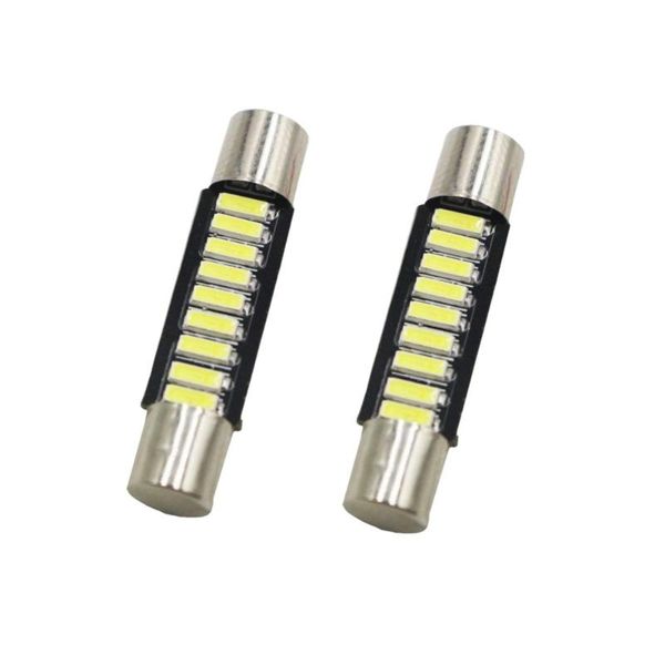 

2x 29mm festoon led c5w car 9 leds 4014 auto interior for sun visor vanity mirror lights dc 12v emergency