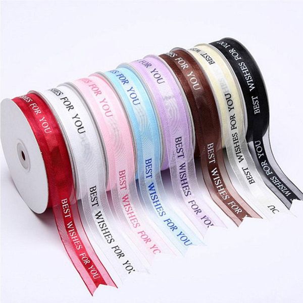 

other festive & party supplies width 2cm polyester ribbon cake shop baking printed ribbons floral happy birthday packaging gift diy tie hand
