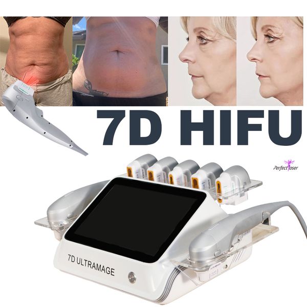 

applied portable other beauty equipment 7d hifu ultramage machine wrinkle fine line groth marks removal fat big power burning ultrasound tre