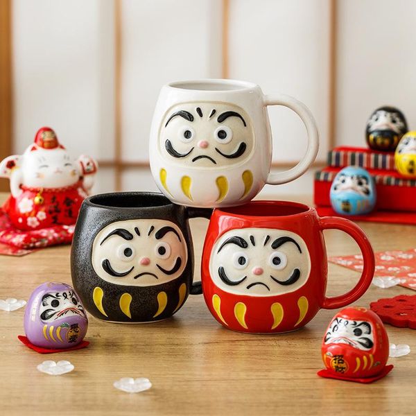 

mugs japanese ceramic cups dharma creative household personality coffee