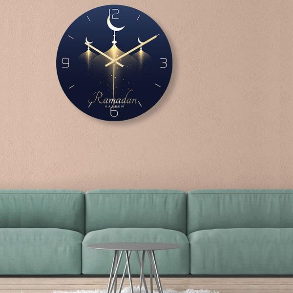 

muslim elements eid mubarak wall clock living room bedroom clocks decorations qx2e