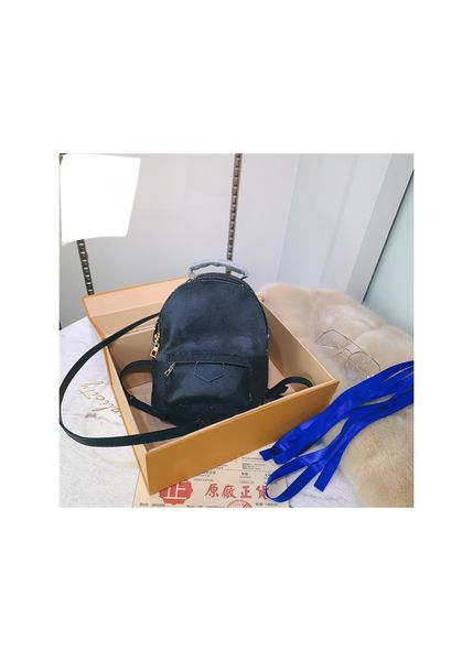 

mini backpack canvas school bags fashion women rucksack genuine leather shoulder bag female knapsack #12