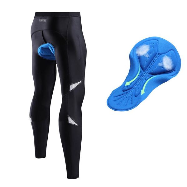 

racing pants summer autumn cycling pant windproof breathable bicycle riding running hiking fitness trousers wear 3d gel pad long, Black;blue