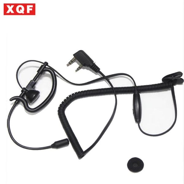 

walkie talkie oppxun microphone earhook headset earphone for baofeng uv-5r 888s two way radio with mic and answer button