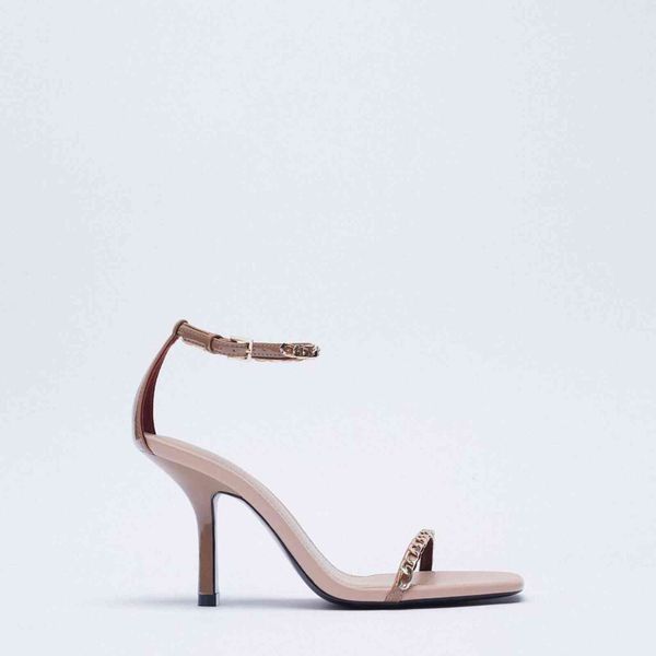 

sandals lmcavi sun sandÃ¡lias femininas de salto alto, com fivela corrente, para o verÃ£o, fada, novas corrente os dedos dos pÃ©s, imqg, Black