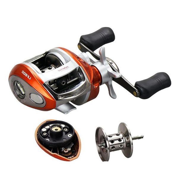 

baitcasting reels high speed reel 12+1bb ball bearings 6.3:1 caster wheel left/right hand bait casting carp fishing gear pesca