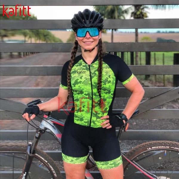 

racing sets cafitet cycling jersey ladies professional triathlon temperament summer road sportswear, Black;blue