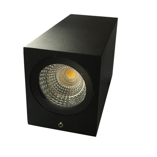 

outdoor wall lamps black 6w waterproof lamp ip65 shop exterior balcony landscape simple led double square