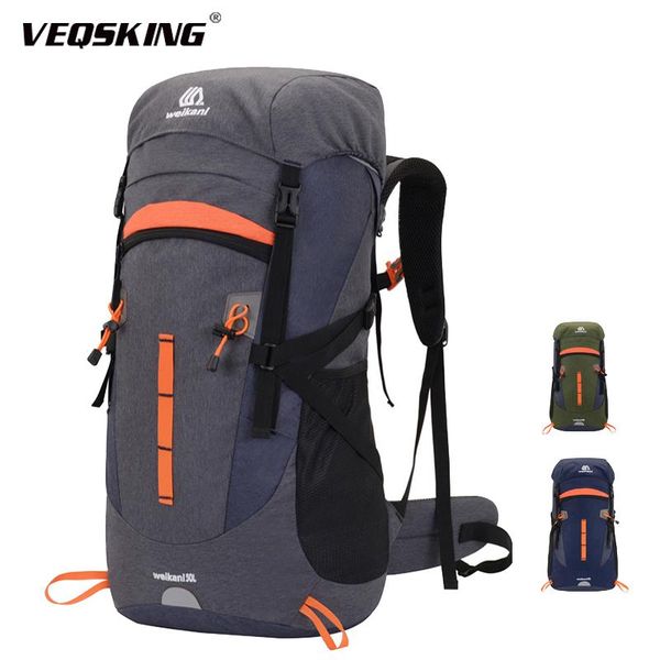 

outdoor bags 50l climbing backpack,wear-resisting waterproof hiking sports backpack,large capacity travelling rucksack