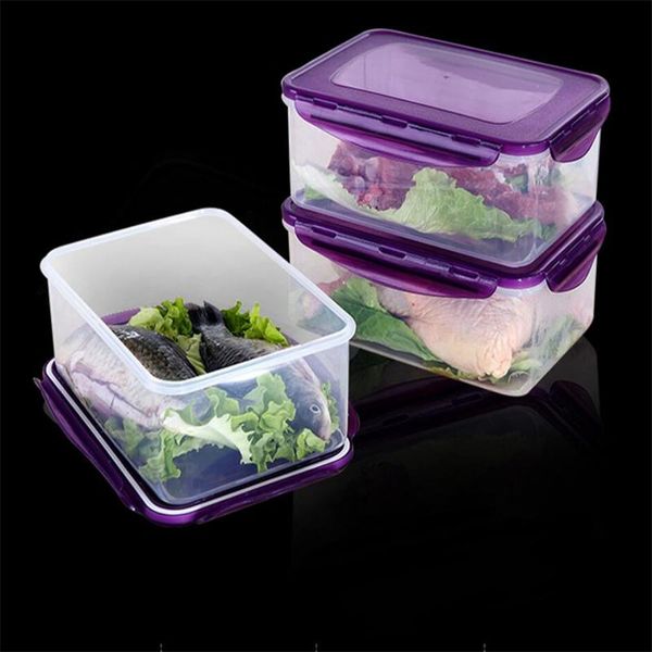 

health family storage expert plastic reusable bento box refrigerator fresh- keeping microwave lunch kitchen tools bottles & jars