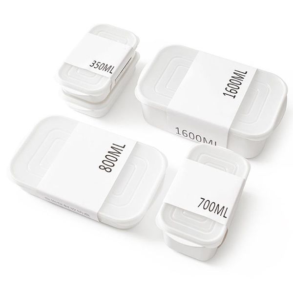 

storage bottles & jars square refrigerator box reusable plastic kitchen food fruit and vegetable fresh keeping case with cover lors889