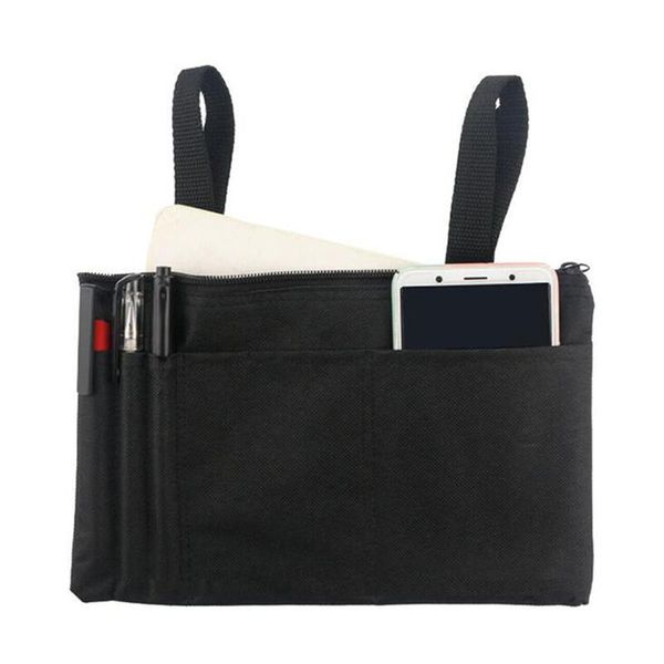 

storage bags universal wheelchair scooter side bag armrest multi pocket