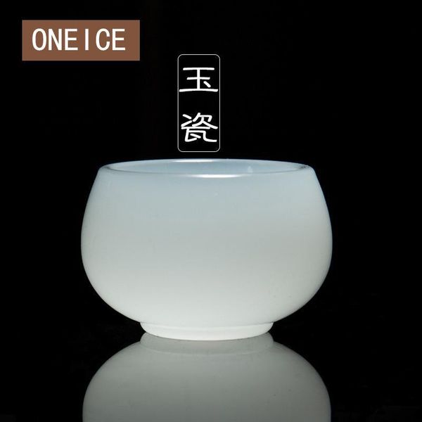 

mugs white porcelain jade cup ding kiln tea master single set
