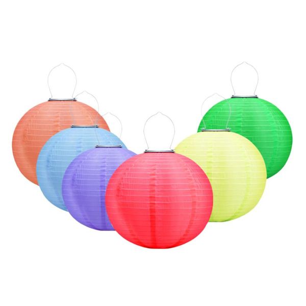 

solar lamps 6pcs decorative garden solar-charging walkway lanterns