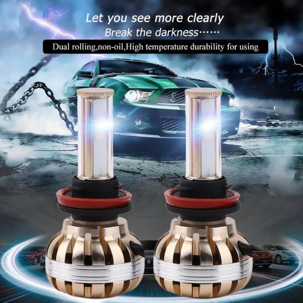 

car headlights 120w 6000k c8 12000lm led headlight kit replacement 9005/9006/h1/h4/h7/h8/h9/h11 bulbs lamps light