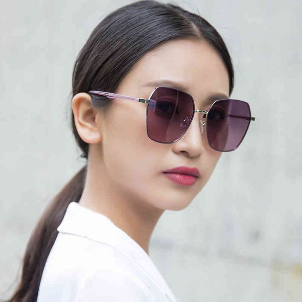 

sun glasses sunglasses 2022 fashion polarized women's korean version ins net red same large frame, White;black