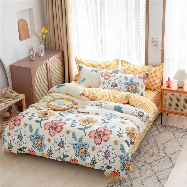 

bedding sets charming flower world in spring 3/4pcs set pure cotton a/b double-sided pattern comfort soft home textiles oceania