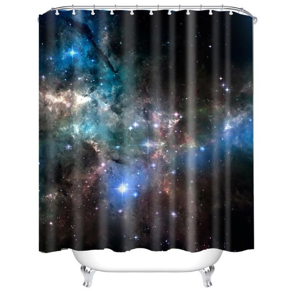 

shower curtains clouds of carina nebula night sky wonderful space view bathroom orange black curtain