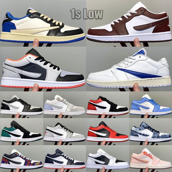 

sb unc 1 low basketball shoes men women classic 1s fragment design black toe 3 university gold arctic punch outdoor sneakers size 36-45