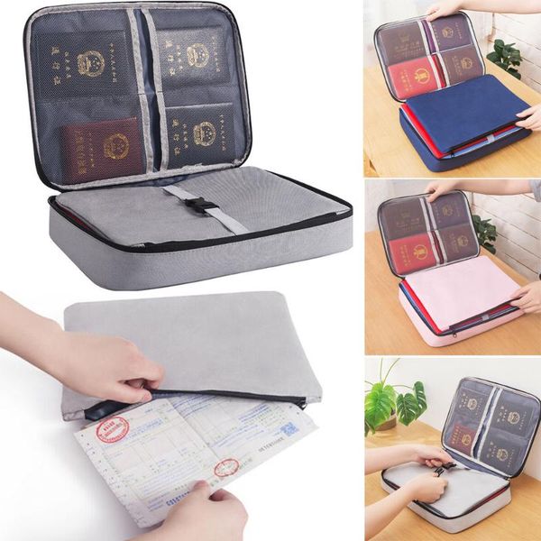 

b&l 1pc family travel passport wallet document organizer holder pouch case large bag duffel bags