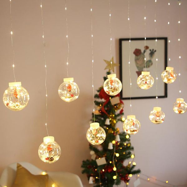 

strings 3m led copper wire crystal wishing ball string lights decortion for curtains icicle light bedroom room christmas wedding fairy