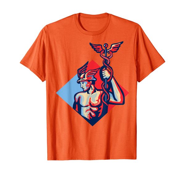 

Mercury God Of Commerce Holding His Caduceus T-Shirt, Mainly pictures