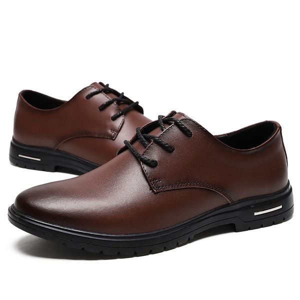 

dress shoes classic black formal shoes men genuine leather fashion dress oxford business man r25d