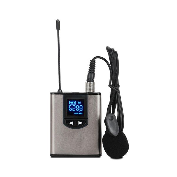 

wireless microphone system mini lavalier mic with bodypack portable receiver and for teach lecture microphones