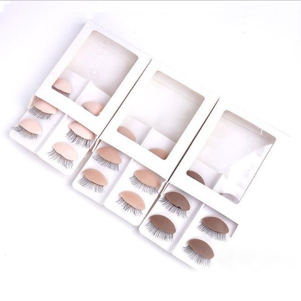 

false eyelashes 50pcs lashes accessories mannequin for dummy eyelash extension supplies set practice