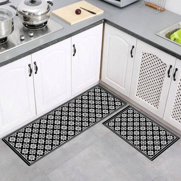 

cushion/decorative pillow 2pcs/set anti-slip kitchen room carpet bathroom rug living mat table entrance doormat rugs area office bedroom gar