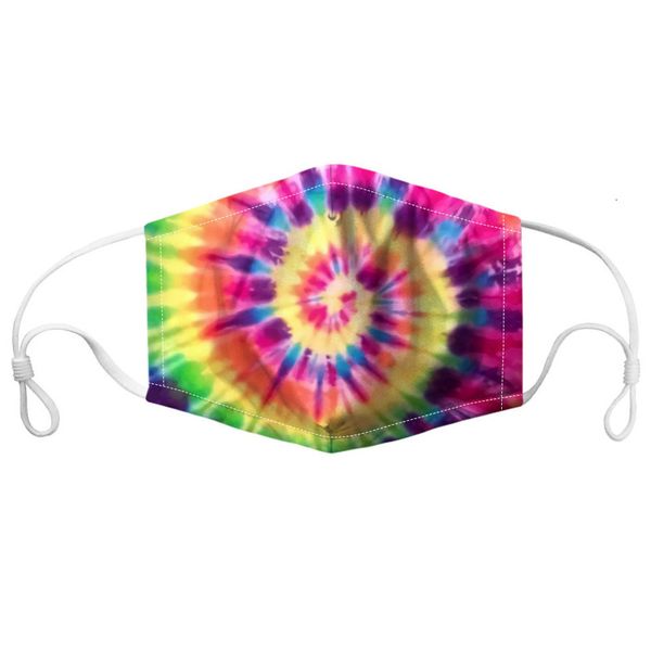 

colorful 3d women's printing sunscreen men's anti haze and dustproof washable mask