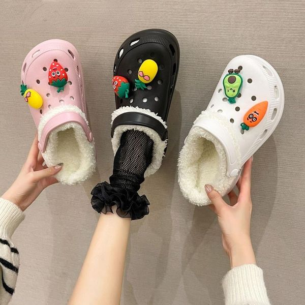 

slippers women's sandals botou mueller shoes summer thick soles fashion leather flip flops women sneaker a4-51, Black