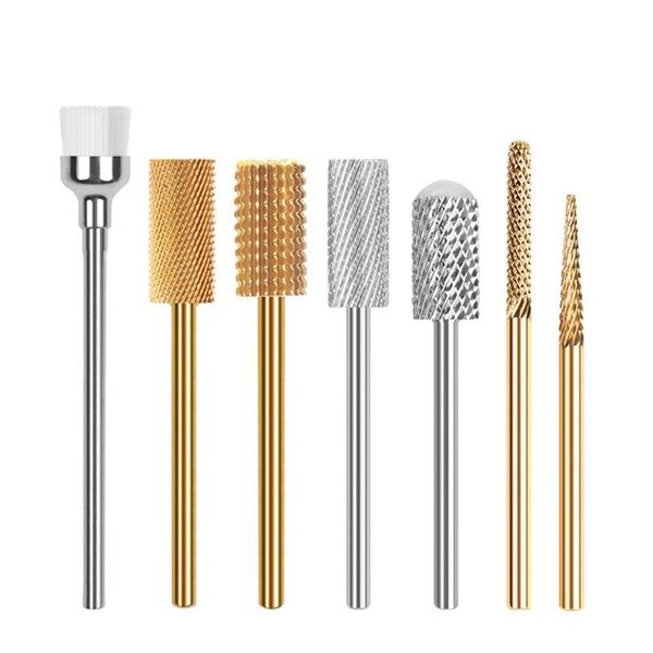 

pcs tungsten steel nail drill bit electric manicure machine 3/32" shank cuticle clean d5bf & accessories