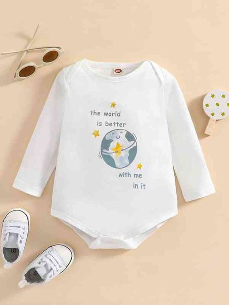 

baby cartoon and slogan graphic bodysuit she, Blue